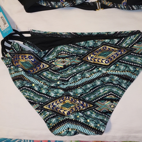 Ambrielle Swimwear Strappy Pushup Bikini - Picture 2 of 4